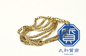 K18 金のネックレスを所沢市にお住まいのお客様からお買取させて頂きました！