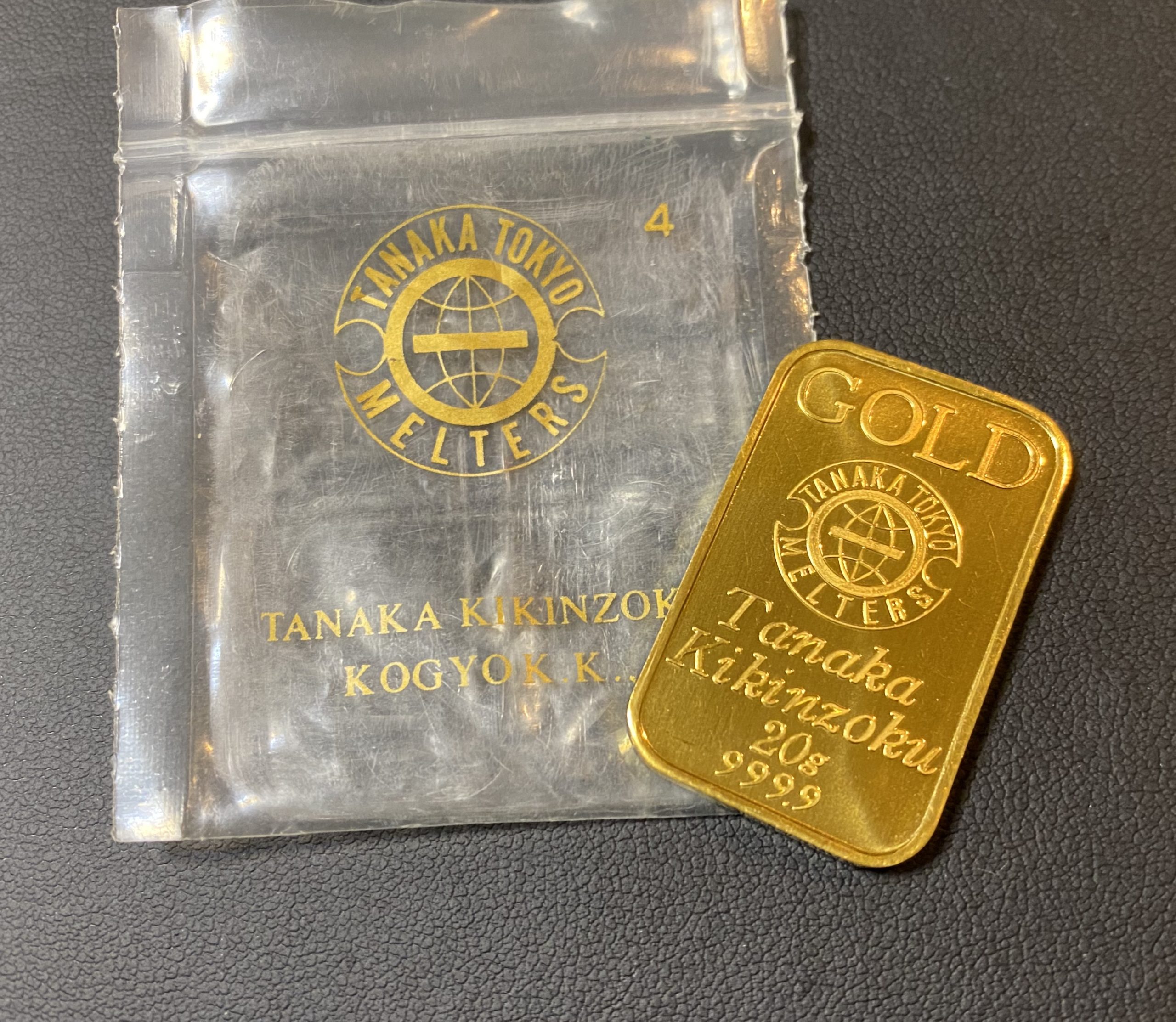 田中貴金属の金インゴット 1g 純金(24金,K24)をお買取！価格の相場は 