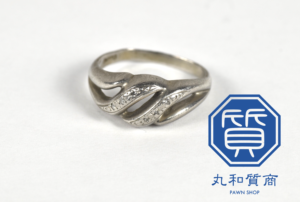 プラチナ(Pt850)ダイヤモンドの指輪・リングをお買取させていただきました。