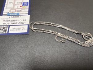 プラチナ(Pt850)ベネチアンチェーンネックレスをお買取！価格相場は？