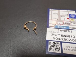 片方のピアス 金(K18,18金)をお買取！価格の相場は？