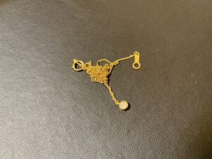 金(K18,18金)ダイヤモンドネックレスをお買取させていただきました。