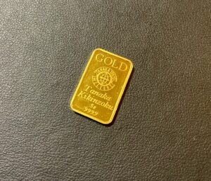 純金(24金,K24)田中貴金属 インゴット 5gをお買取!価格の相場は?