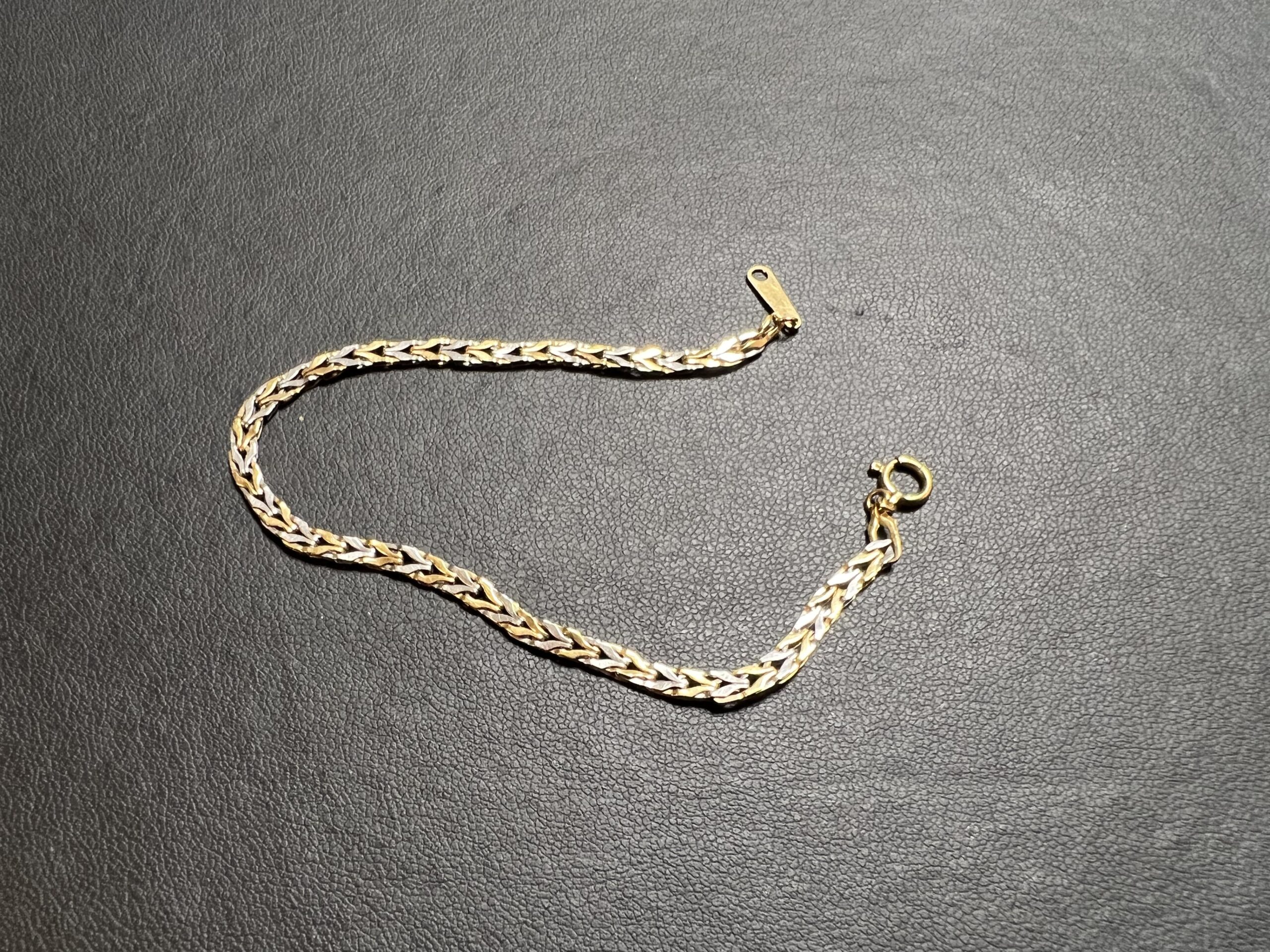 金/プラチナ(K18,Pt850)コンビブレスレットをお買取！価格の相場は？