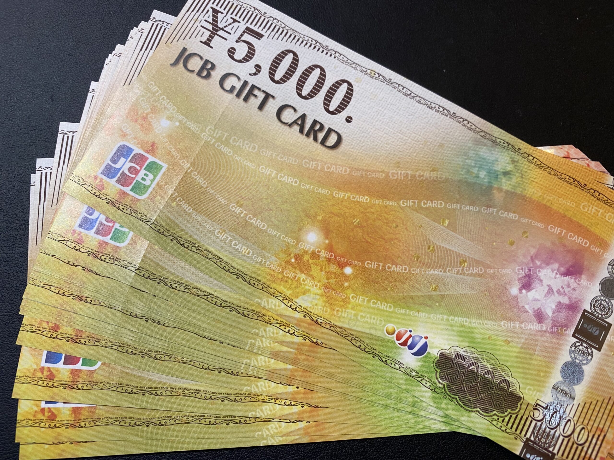 JCBギフトカード5,000円をお買取！価格の相場は？