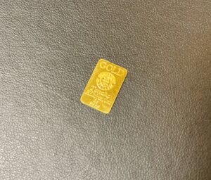 純金(K24,24金)田中貴金属の金インゴット 1gをお買取!価格の相場は?