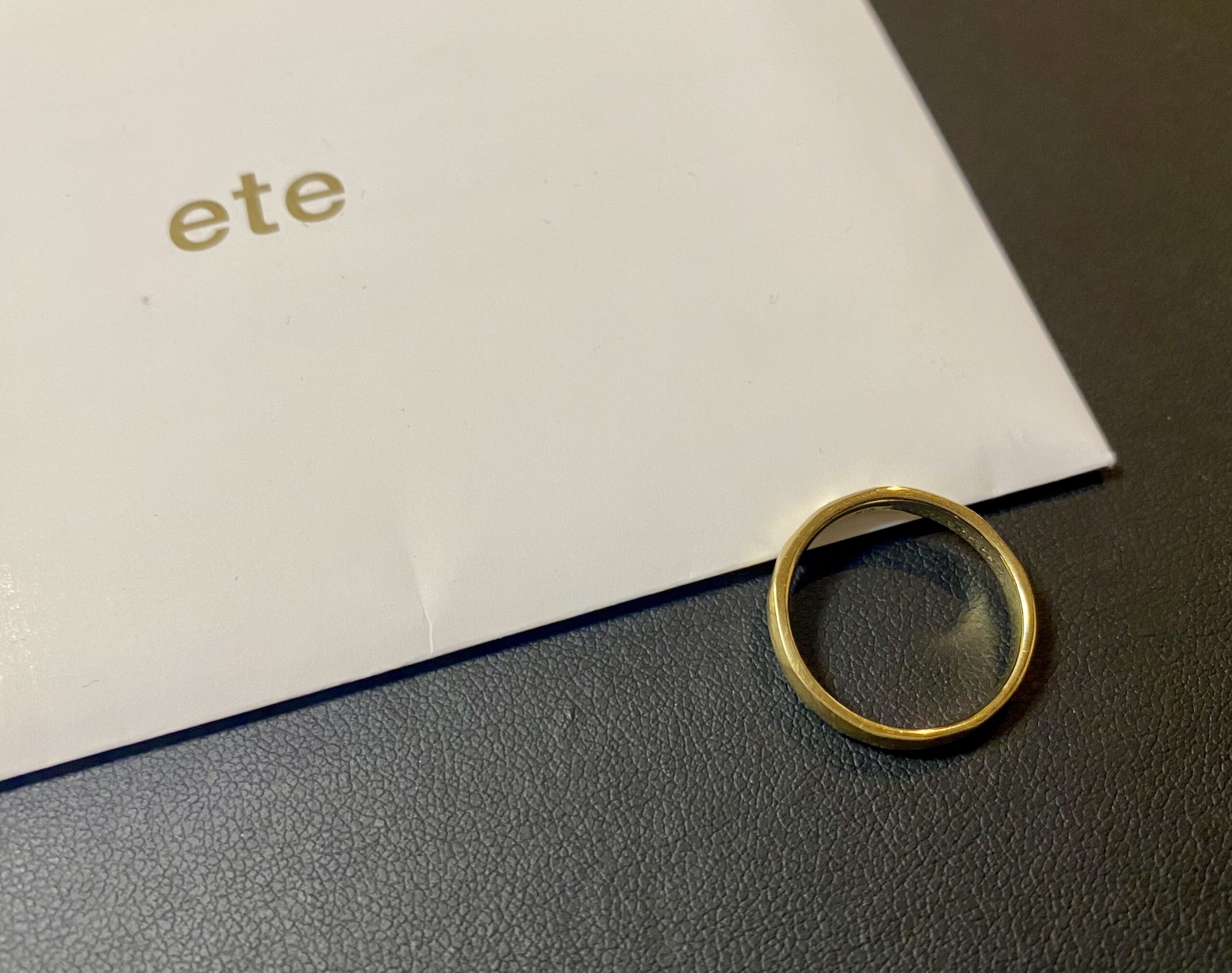 ete(エテ)K18/18金の指輪,リングをお買取！価格の相場は？