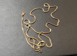 金ネックレス(18金,K18)をお買取させていただきました。