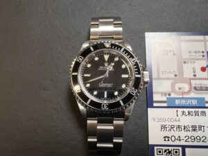 ロレックス サブマリーナ Ref.14060 ノンデイト W品番 トリチウムをお買取！価格相場は？