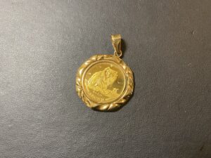 マン島 キャット金貨 1/5oz 純金(K24,24金)ペンダントトップをお買取！価格の相場は？