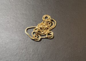 ベネチアンチェーンネックレス 金(K18,18金 造幣局マーク刻印なし)をお買取!価格の相場は?
