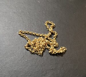 金ネックレス(18金,K18 造幣局の刻印なし)をお買取!価格の相場は?