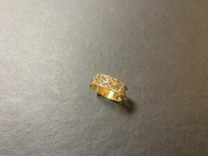 金のリング・指輪(K18,18金)を新所沢地区のお客様から買取!価格の相場は?