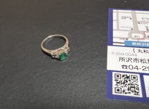 エメラルドリング・指輪 プラチナ(Pt900)をお買取！価格相場は