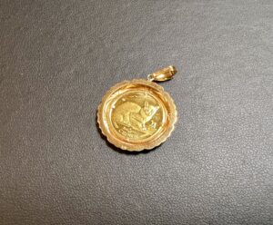 マン島 キャット金貨 1/10oz 純金(K24,24金)を所沢市のお客様からお買取！価格の相場は？