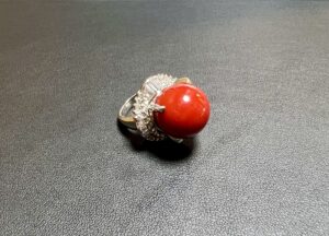 赤珊瑚 Pt900 プラチナリング(指輪)をお買取！価格の相場は？
