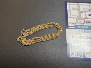 喜平ネックレス 2面カット 18金(K18/750)を買取！価格相場は