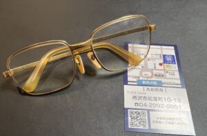 金縁メガネフレーム(K18/18金)をお買取！価格相場は？