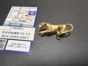 金のブローチ(K18,18金) アニマルモチーフ ヒョウをお買取！価格の相場は？