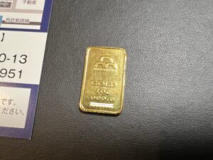 日本マテリアル 純金インゴット(K24) 10gをお買取！価格の相場は？