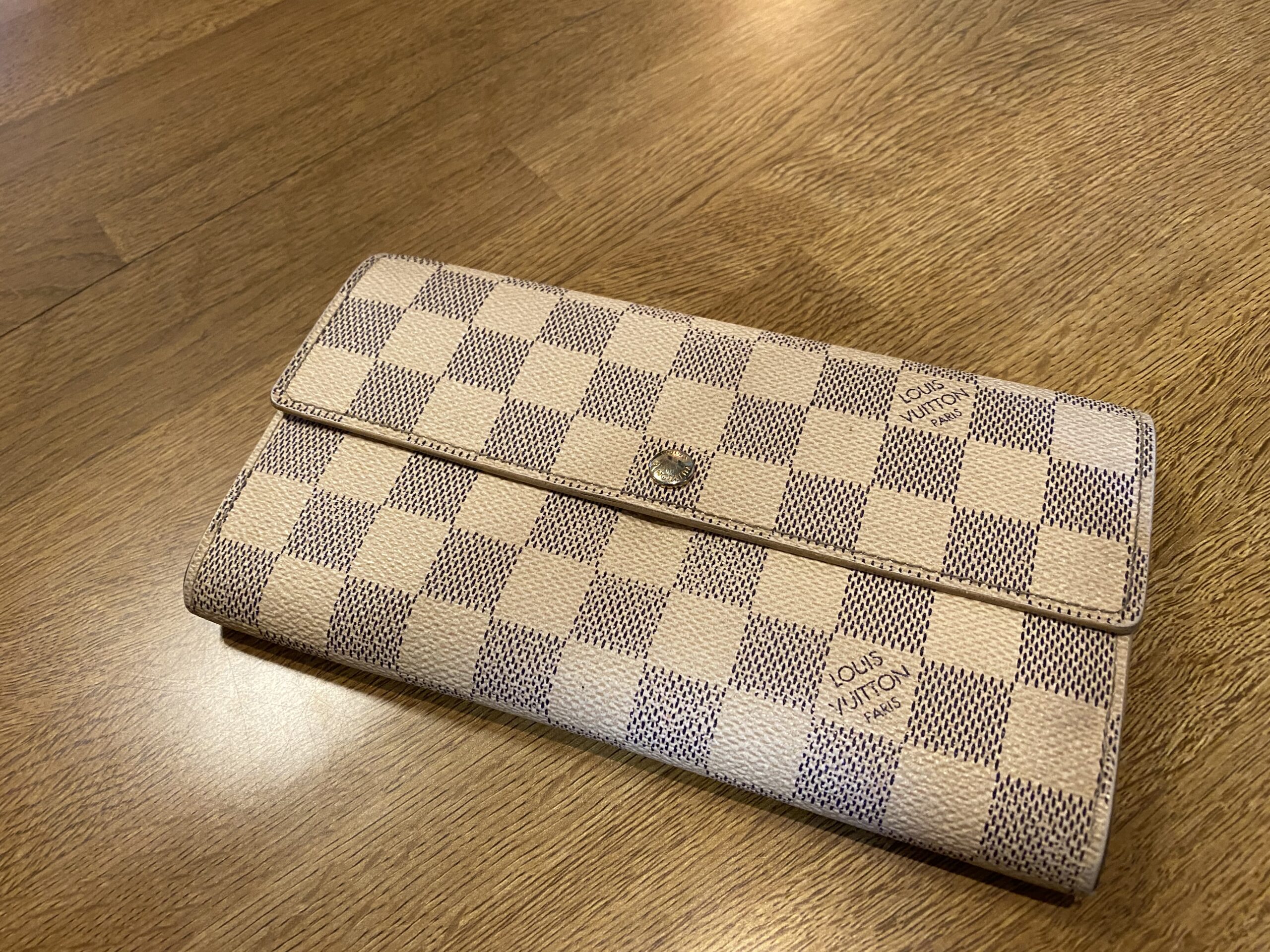 ルイ・ヴィトン ポルトフォイユ サラ ダミエ アズール N61735をお買取！価格の相場は？