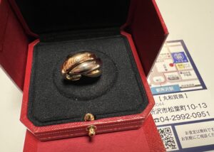 カルティエ トリニティリング XLをお買取！価格の相場は？