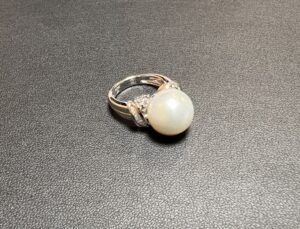 真珠(パール)リング,指輪 18金ホワイトゴールド(K18WG)をお買取！価格相場は？